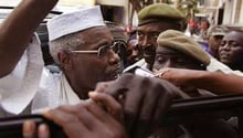 Hissène Habré, à Dakar en novembre 2005. © Reuters