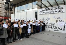 A l’hôtel Africa de Tunis, piquet de grève 5 étoiles « pour la dignité » © AFP