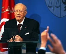 Visite du nouveau Premier ministre tunisien à Alger © AFP