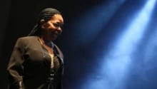 Cesaria Evora, le 10 octobre 2009 lors d’un concert à Paris. © Thomas Coex/AFP/Archives