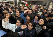 Tunis: plus de 3.000 manifestants réclament le départ du gouvernement © AFP
