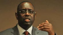 Macky Sall le 29 février 2012 à Dakar. © AFP