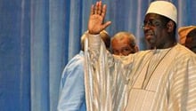 Macky Sall, président du Sénégal, le 11 mai 2012 à Dakar. © AFP