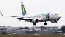 Un avion de Transavia, la filiale low cost d’Air France. © AFP