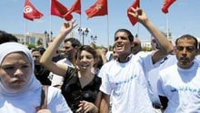 Manifestation le 24 mai à Tunis. © AFP