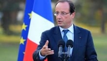 Hollande souhaite saluer la victoire démocratique de Macky Sall, à Dakar. © AFP