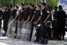 Tunisie: manifestation sans incident des diplômés chômeurs dans Tunis © AFP