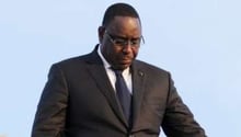 Macky Sall, le 12 octobre à Abidjan. © AFP