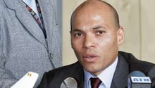 Karim Wade n’a pas connaissance des faits que la justice sénégalaise pourrait lui reprocher. © Seyllou/AFP