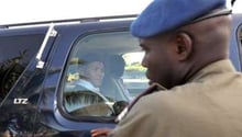 Karim Wade, fils de l’ex-président sénégalais Abdoulaye Wade, le 15 novembre 2012, à Dakar. © AFP