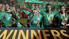 L’équipe de Zambie remporte la CAN 2012 face à la Côte d’Ivoire. © AFP