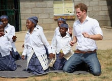 Lesotho: le prince Harry visite des projets caritatifs © AFP