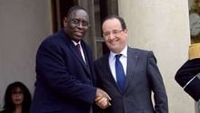 François Hollande et Macky Sall, le 1er mars 2013, à l’Élysée. © Bertrand Guay/AFP