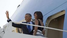 Le président Barack Obama et son épouse le 26 juin 2013. © AFP