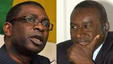 Youssou Ndour (à g.) et Sidiki Kaba. © AFP/montage JA