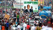 Les adversaires d’Alpha Condé veulent faire du scrutin un tour préliminaire. © Cellou Binani/AFP