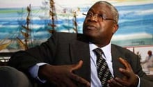 Kofi Yamgnane entre en campagne pour la présidentielle togolaise de 2015. © AFP