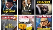 Quelques couvertures récentes de Jeune Afrique. © J.A.