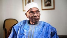 Abdoulaye Wade est allé chercher des soutiens dans les pays du Golfe. © Aude Osnowycz/Sipa