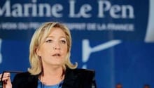 Marine Le Pen, la présidente du Front National. © AFP