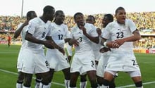 Les Black Stars du Ghana, l’équipe africaine qui s’est le plus approchée des demi-finales. © AFP