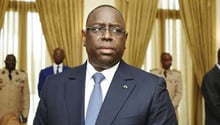 Le président sénégalais, Macky Sall. © Bruno Levy pour Jeune Afrique.