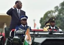 Côte d’Ivoire: Ouattara sur les terres de son allié avant la présidentielle de 2015 © AFP