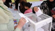 Un bureau de vote en Algérie. © AFP