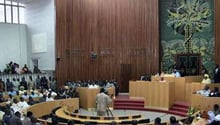 Séance à l’Assemblée nationale sénégalaise. © Seyllou Diallo / AFP