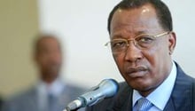 Le président tchadien Idriss Déby Itno, au pouvoir depuis près de 25 ans. © Asharf Shazly/AFP