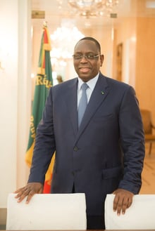 Macky Sall, le président sénégalais. © Youri Lenquette / J.A.