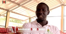 Aboubacar Sidy Sonko, fondateur de mLouma et gagnant du challenge 2014. © DR