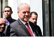 Le premier ministre algérien, Abdelmalek Sellal, à Tunis, le 29 mars 2015. © Emmanuel Dunand/AP/SIPA