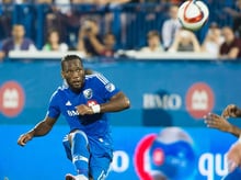 La star ivoirienne a signé à l’Impact de Montréal (Canada). © Graham Hugues/AP/SIPA