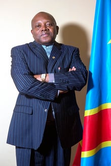 Abbé Apollinaire Malumalu, ancien président de la Ceni. © Gwenn Dubourthoumieu/J.A.