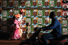 À Bamako, le 9 août 2013, durant l’entre-deux-tours de l’élection présidentielle. © JOE PENEY/REUTERS