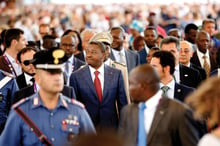 Faure Gnassingbé à Milan (Italie), le 21 août, pour la Journée du Togo organisée dans le cadre de l’Exposition universelle 2015. © LOUIS VINCENT