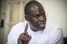 Khalifa Sall en 2015 à la mairie de Dakar. © Sylvain Cherkaoui pour Jeune Afrique