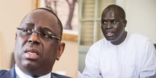 Macky Sall et Khalifa Sall © Youri Lenquette/Sylvain Cherkaoui/J.A.