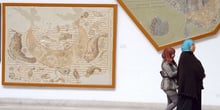 Le musée du Bardo, célèbre pour sa collection de fresques romaines, célèbre l’art contemporain du 16 décembre au 7 janvier. © Hassene Dridi/AP/SIPA
