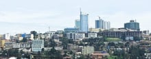 Centre-ville de Kigali. © Vincent Fournier/JA