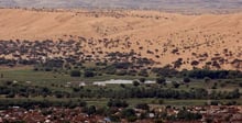 Une plaine entre Moudjeria et Tidjikja, en Mauritanie © Groundhopping Merseburg/FlickrCC