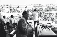 Concert de Duke Ellington, à l’occasion du Fesman (avril 1966). © AFP