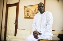 À la mairie de Dakar, en octobre 2014. © SYLVAIN CHERKAOUI POUR J.A.