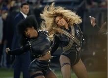 Queen B lors de la finale du Super Bowl, le 7 février 2016. © Matt Slocum / AP / SIPA