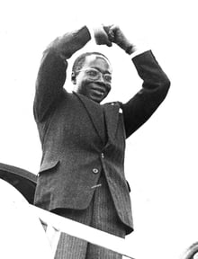 Léopold Sédar Senghor, président de la République du Sénégal, ici en 1960. © Studio Kahia / Archives Jeune Afrique