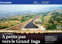 Dans sa nouvelle édition, « Jeune Afrique » propose un reportage sur le grand projet d’hydroélectricité Grand Inga, en République démocratique du Congo.