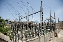 Vue de la centrale électrique de la Senelec de Bel Air, zone industrielle de Dakar. Le 14 septembre 2012. © Sylvain Cherkaoui pour Jeune Afrique