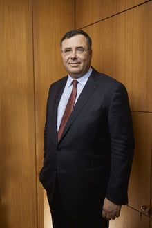 Patrick Pouyanné est le directeur général du groupe Total. © Bruno Levy pour J.A.