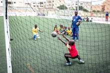 Activités d’été de l’AS Dakar Sacré-Coeur. © Sylvain Cherkaoui pour J.A.